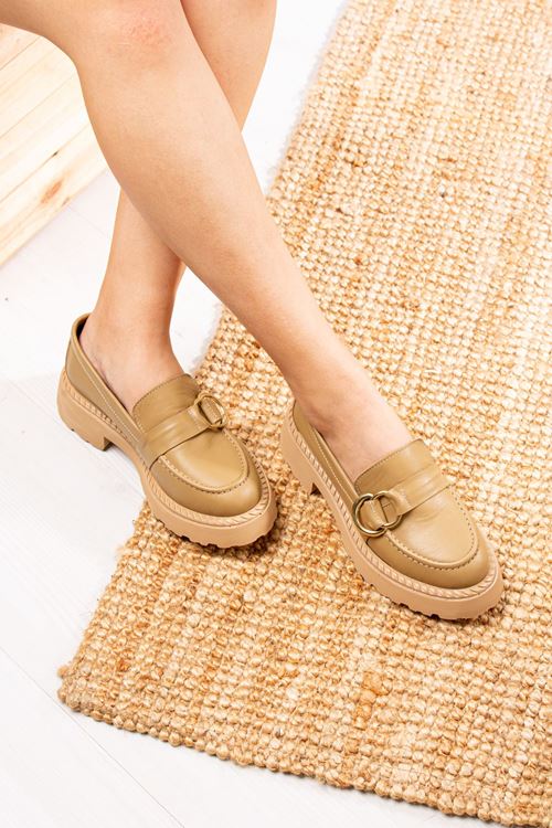 LİZSHOE HAKİKİ DERİ KADIN GÜNLÜK AYAKKABI ZYN 788924Y