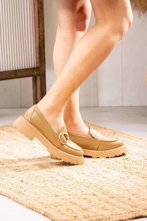 LİZSHOE HAKİKİ DERİ KADIN GÜNLÜK AYAKKABI ZYN 788924Y