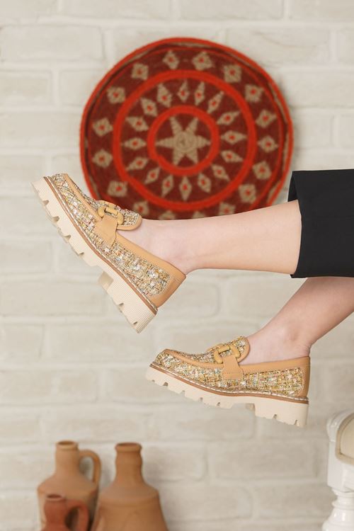 MAMMAMİA HAKİKİ DERİ KADIN GÜNLÜK AYAKKABI 377025Y