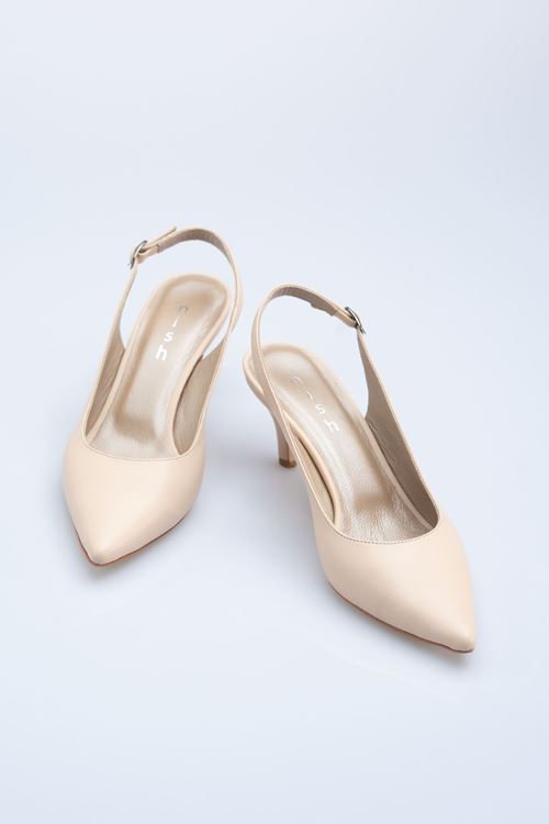 LİZSHOE HAKİKİ DERİ KADIN TOPUKLU AYAKKABI AKB 156722Y