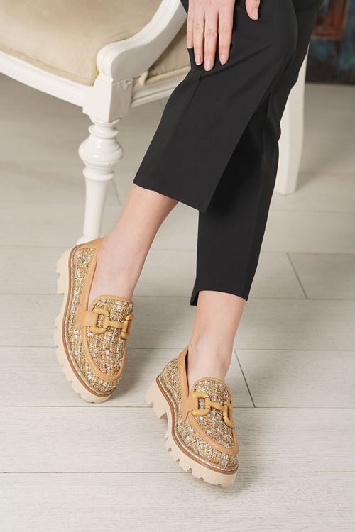 MAMMAMİA HAKİKİ DERİ KADIN GÜNLÜK AYAKKABI 377025Y