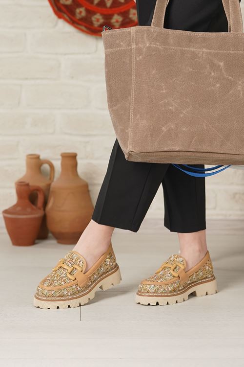 MAMMAMİA HAKİKİ DERİ KADIN GÜNLÜK AYAKKABI 377025Y