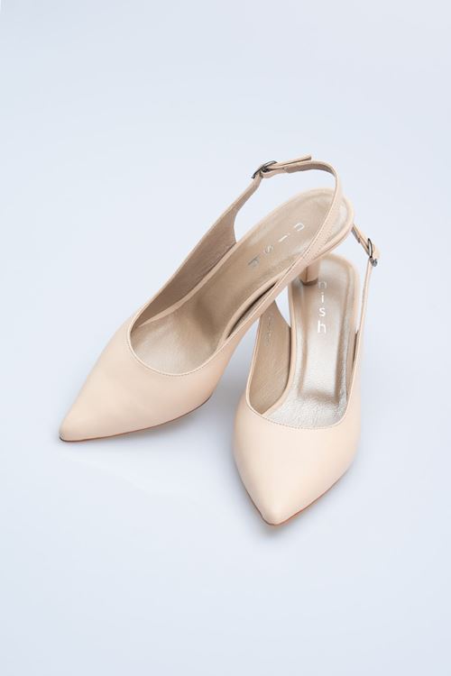 LİZSHOE HAKİKİ DERİ KADIN TOPUKLU AYAKKABI AKB 156722Y