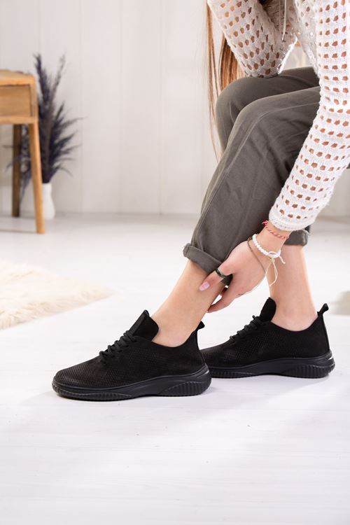 MAMMAMİA HAKİKİ DERİ KADIN GÜNLÜK AYAKKABI 389024Y