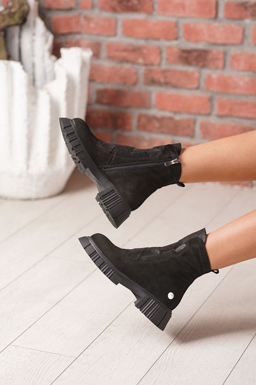 MAMMAMİA HAKİKİ DERİ KADIN BOT 163025K