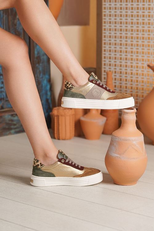 MAMMAMİA HAKİKİ DERİ KADIN GÜNLÜK AYAKKABI 55524K