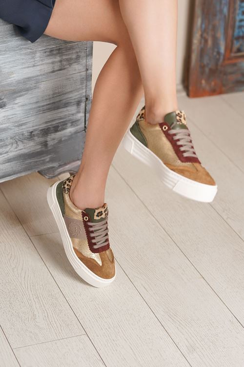 MAMMAMİA HAKİKİ DERİ KADIN GÜNLÜK AYAKKABI 55524K