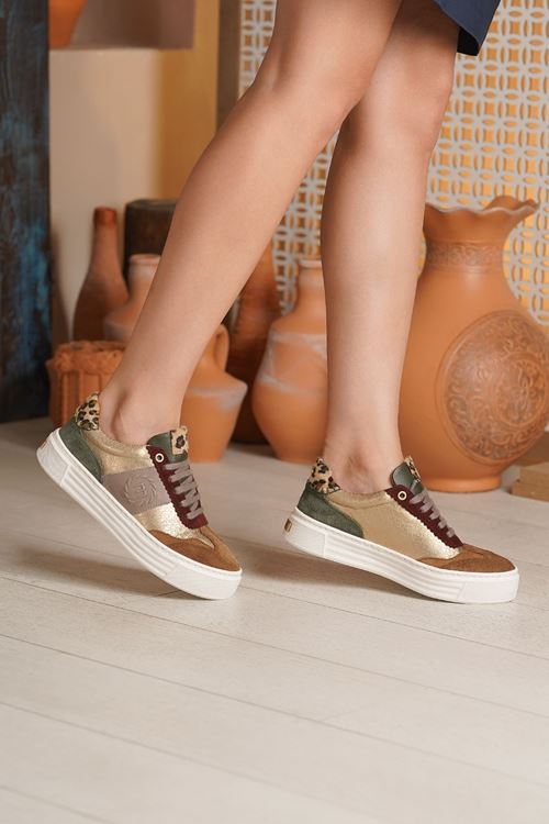 MAMMAMİA HAKİKİ DERİ KADIN GÜNLÜK AYAKKABI 55524K