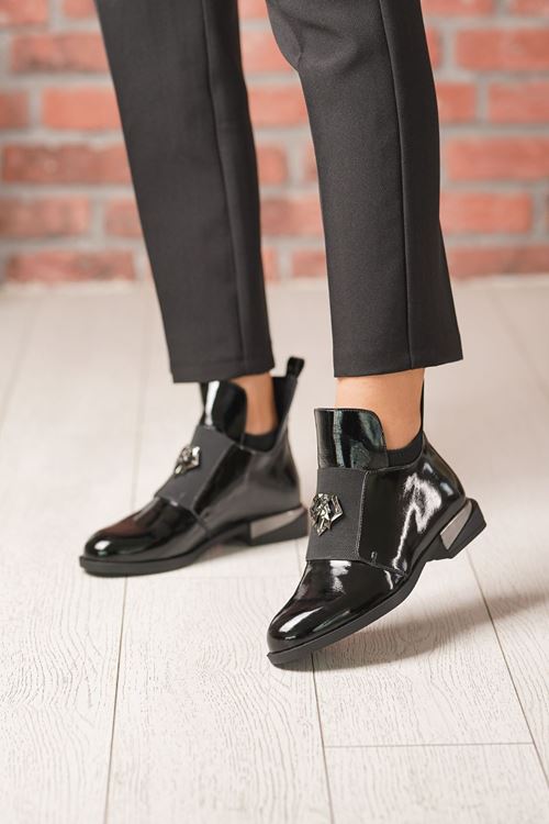 LİZSHOE HAKİKİ DERİ KADIN BOT NİSH 2511625K