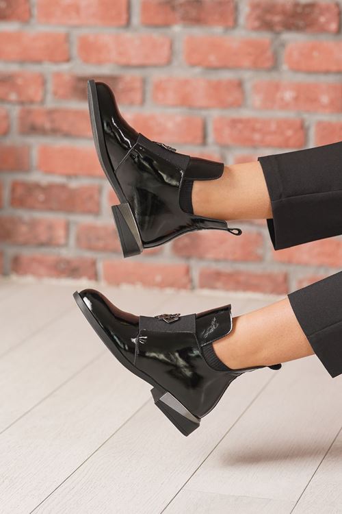 LİZSHOE HAKİKİ DERİ KADIN BOT NİSH 2511625K
