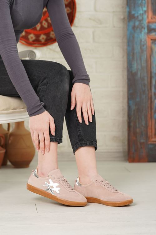 RACHEL HAKİKİ DERİ KADIN SPOR AYAKKABI 08825Y