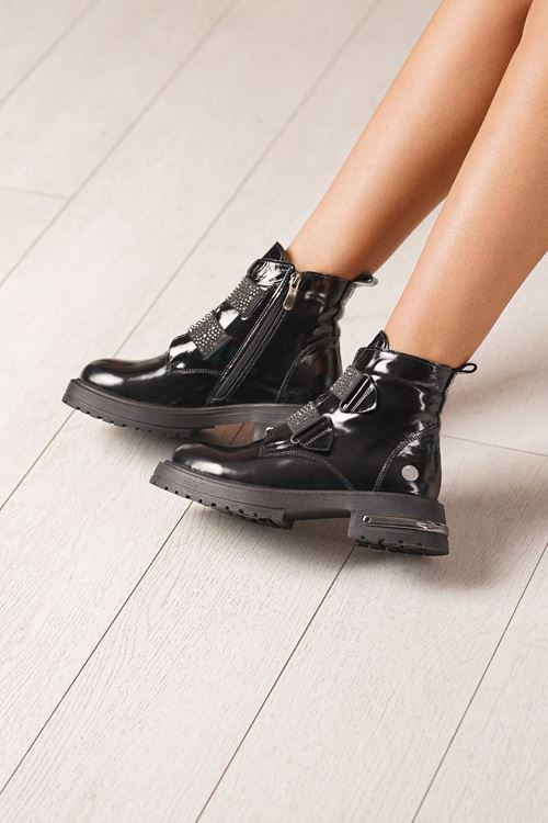 MAMMAMİA HAKİKİ DERİ KADIN BOT 817525K