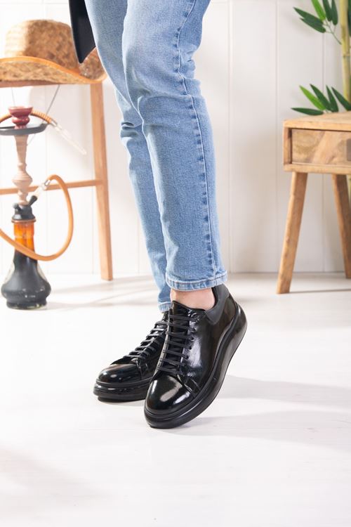 LİZSHOE HAKİKİ DERİ ERKEK GÜNLÜK AYAKKABI PİK 101223K