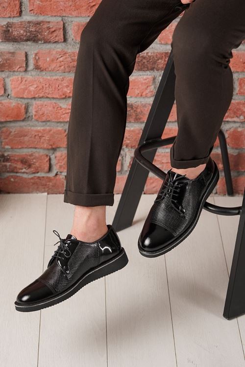 LİZSHOE HAKİKİ DERİ ERKEK GÜNLÜK AYAKKABI MDGN 216225Y