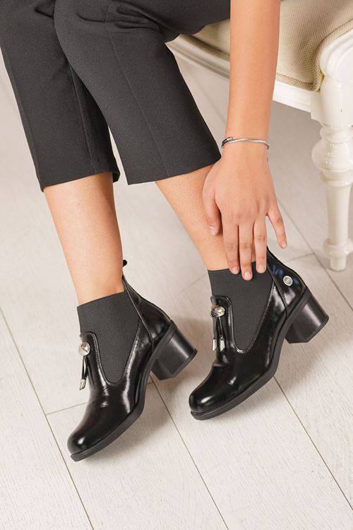 MAMMAMİA HAKİKİ DERİ KADIN BOT 180525K