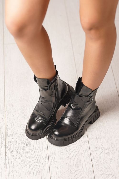 MAMMAMİA HAKİKİ DERİ KADIN BOT 163025K