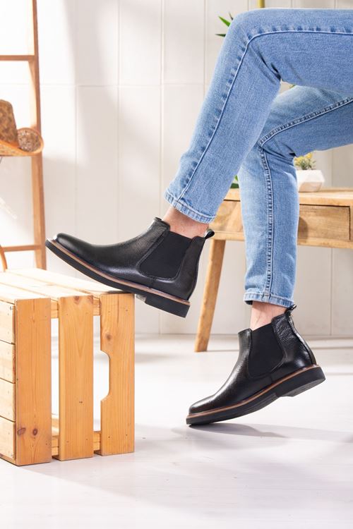 LİZSHOE HAKİKİ DERİ ERKEK GÜNLÜK BOT KRY 850023K