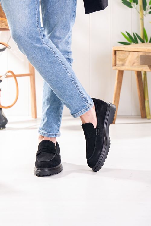 LİZSHOE HAKİKİ DERİ ERKEK GÜNLÜK AYAKKABI PİK 237223Y