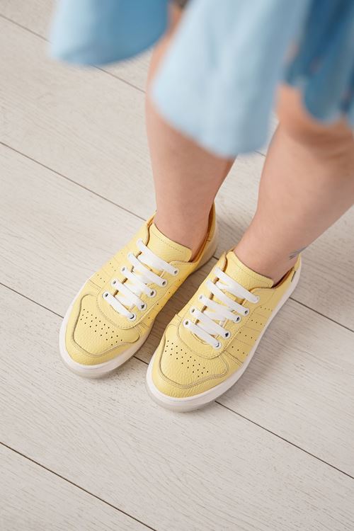 MAMMAMİA HAKİKİ DERİ KADIN SPOR AYAKKABI 1025Y