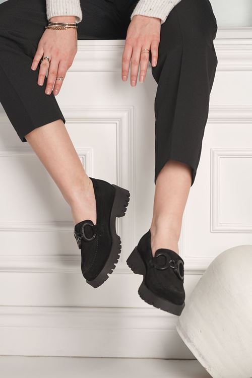 LİZSHOE HAKİKİ SÜET DERİ KADIN GÜNLÜK AYAKKABI 284624K