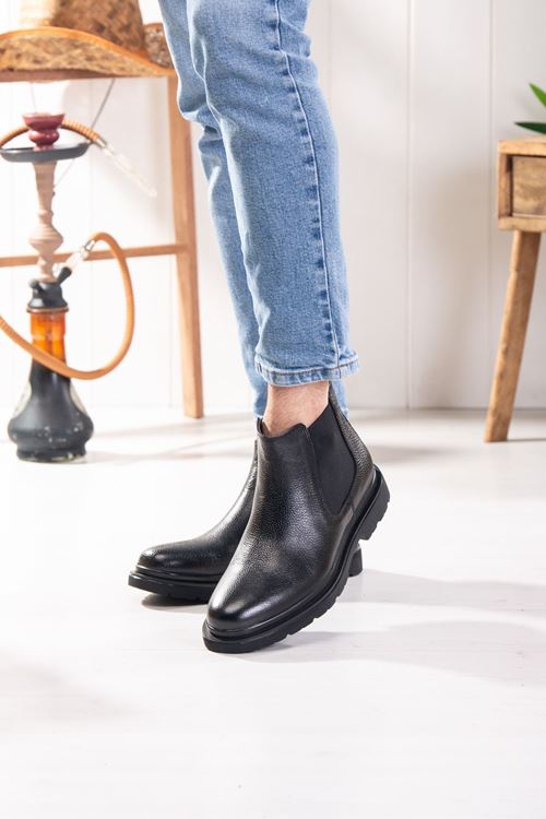 LİZSHOE HAKİKİ DERİ ERKEK GÜNLÜK BOT KRY 8500-123K