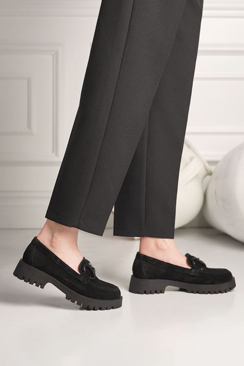 LİZSHOE HAKİKİ SÜET DERİ KADIN GÜNLÜK AYAKKABI 284624K