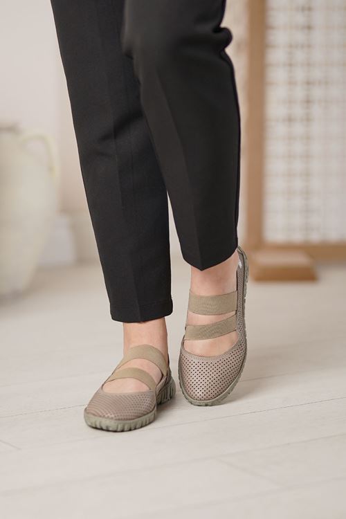 MAMMAMİA HAKİKİ DERİ KADIN GÜNLÜK AYAKKABI 64525Y