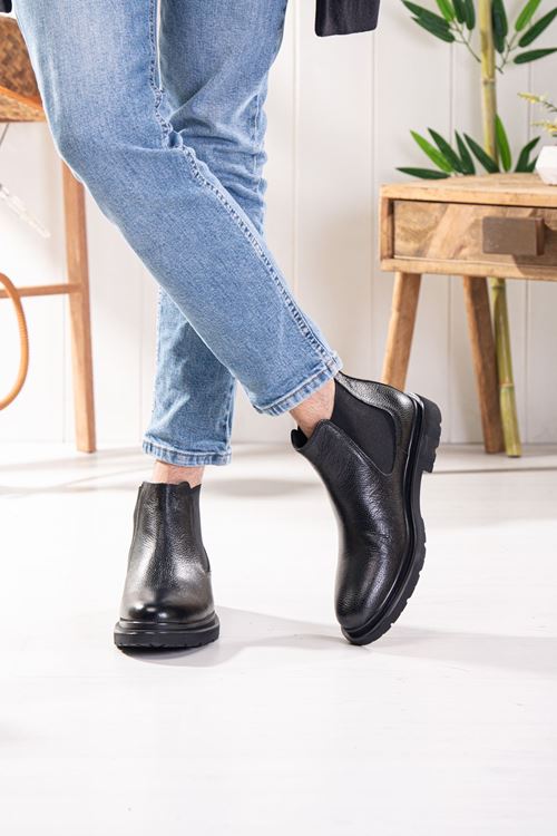 LİZSHOE HAKİKİ DERİ ERKEK GÜNLÜK BOT KRY 8500-123K