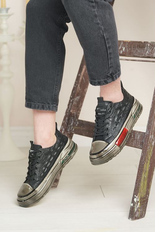 LİZSHOE HAKİKİ DERİ ERKEK GÜNLÜK AYAKKABI VYGR 05824K