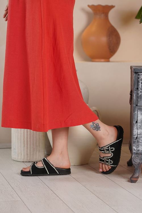 LİZSHOE HAKİKİ DERİ KADIN TERLİK ZYN 804325Y