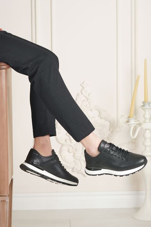 LİZSHOE HAKİKİ DERİ ERKEK SPOR AYAKKABI 21725Y