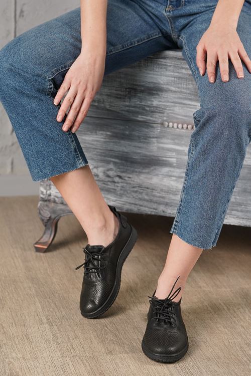 RACHEL HAKİKİ DERİ KADIN BABET 03925Y