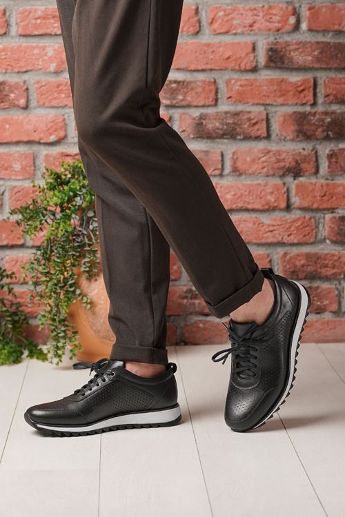 BRAVO HAKİKİ DERİ ERKEK SPOR AYAKKABI 964625Y