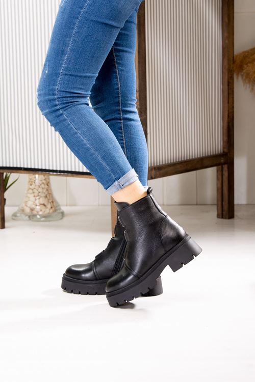 LİZSHOE HAKİKİ DERİ KADIN GÜNLÜK BOT VYGR 932323K
