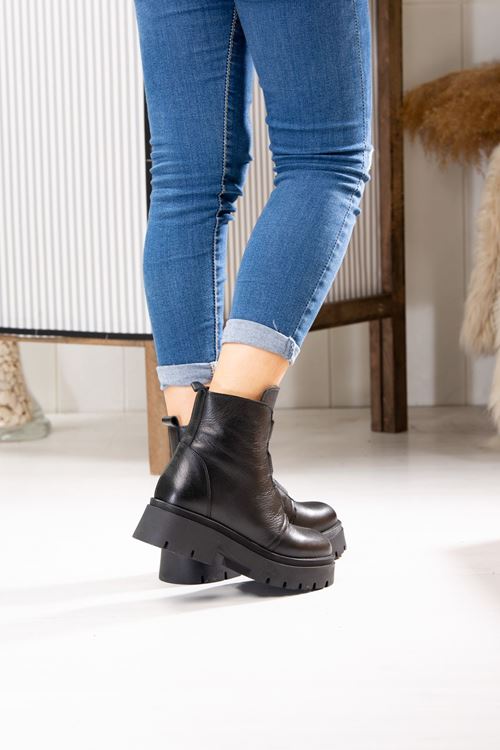 LİZSHOE HAKİKİ DERİ KADIN GÜNLÜK BOT VYGR 932323K