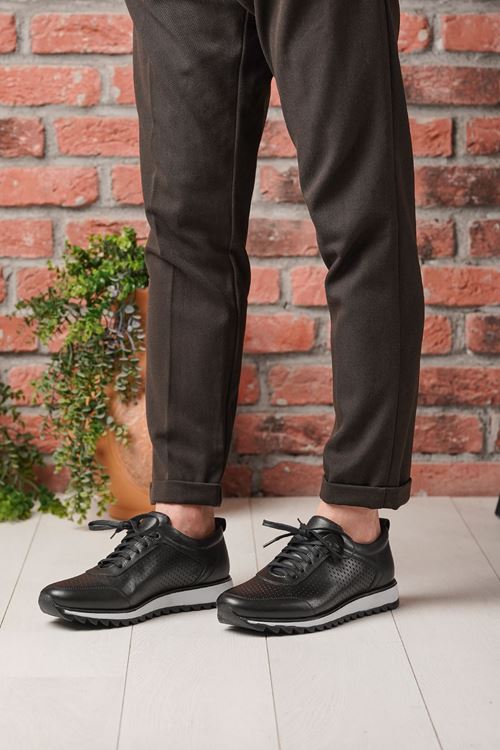 BRAVO HAKİKİ DERİ ERKEK SPOR AYAKKABI 964625Y