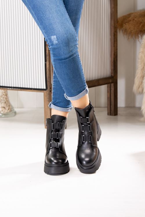 LİZSHOE HAKİKİ DERİ KADIN GÜNLÜK BOT VYGR 932323K