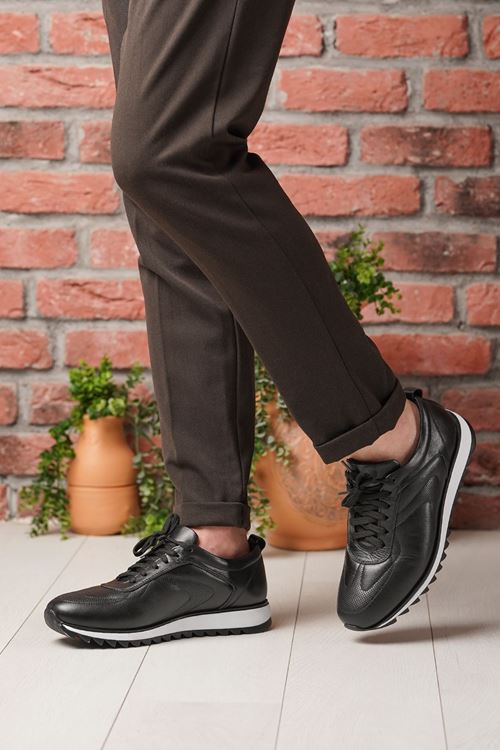 BRAVO HAKİKİ DERİ ERKEK SPOR AYAKKABI 466625Y