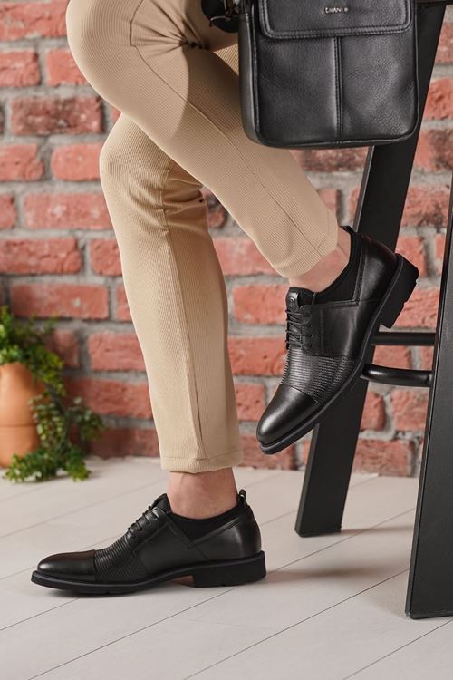 SMART HAKİKİ DERİ ERKEK GÜNLÜK AYAKKABI 345124K