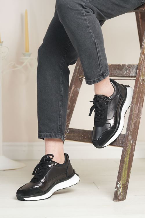 SCATTO HAKİKİ DERİ ERKEK SPOR AYAKKABI 205524K