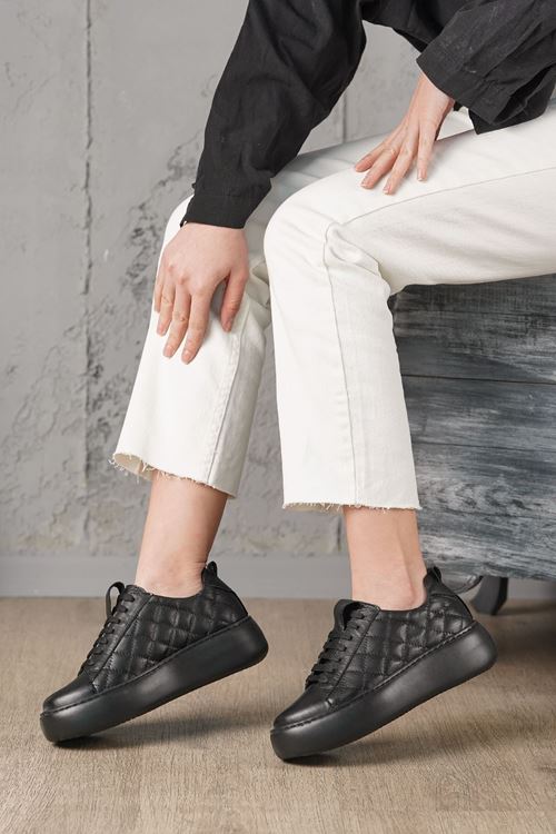 LİZSHOE HAKİKİ DERİ KADIN GÜNLÜK AYAKKABI SNL 37824K