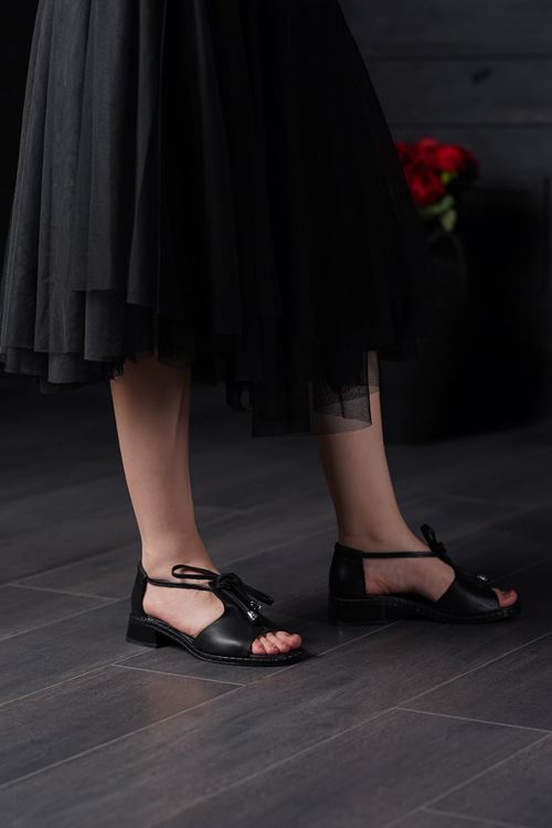 LİZSHOE HAKİKİ DERİ KADIN SANDALET ZYN 815525Y