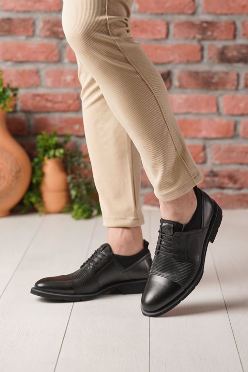 SMART HAKİKİ DERİ ERKEK GÜNLÜK AYAKKABI 345124K