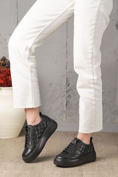 LİZSHOE HAKİKİ DERİ KADIN GÜNLÜK AYAKKABI SNL 37824K