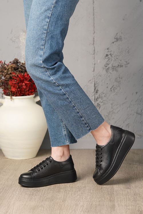 LİZSHOE HAKİKİ DERİ SPOR AYAKKABI ELNR 11025Y