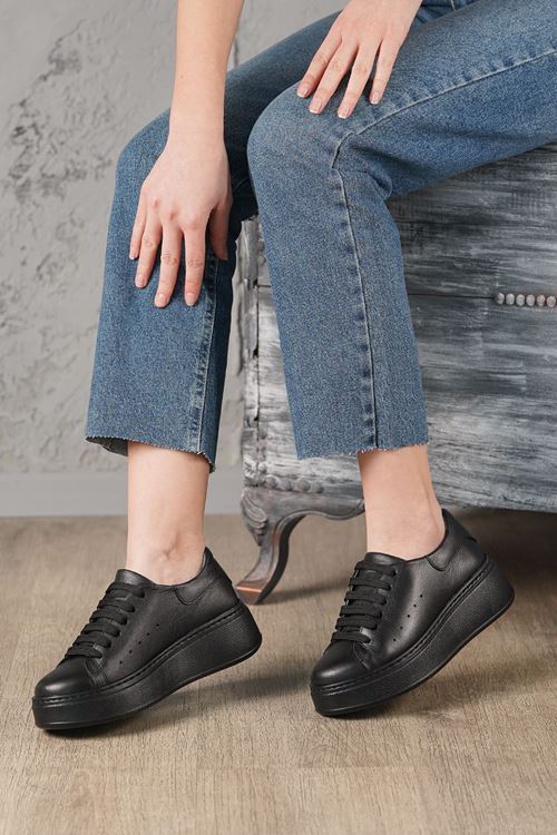 LİZSHOE HAKİKİ DERİ SPOR AYAKKABI ELNR 11025Y