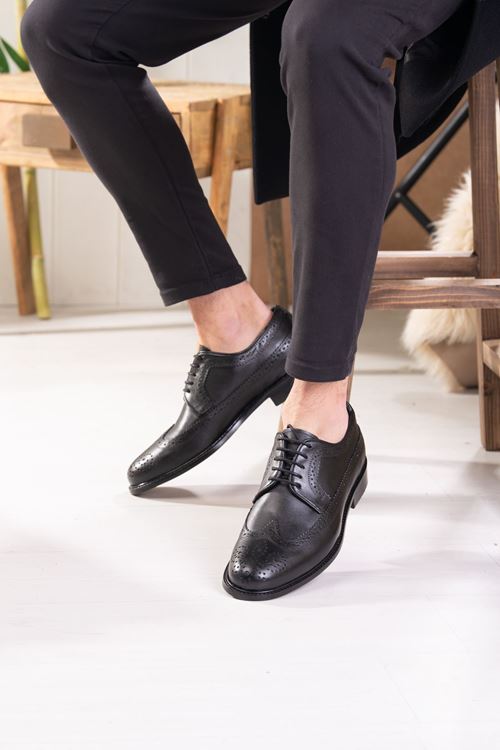 DANACI HAKİKİ DERİ ERKEK KLASİK KÖSELE AYAKKABI 90624K