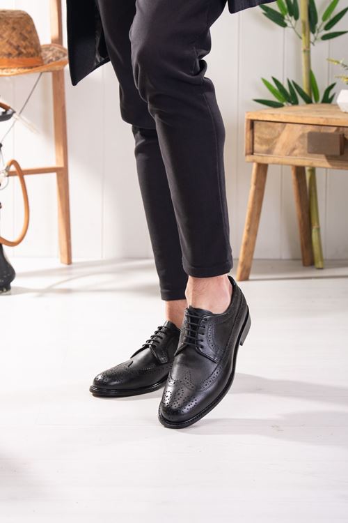 DANACI HAKİKİ DERİ ERKEK KLASİK KÖSELE AYAKKABI 90624K