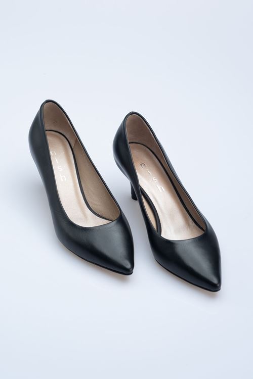 LİZSHOE HAKİKİ DERİ KADIN TOPUKLU AYAKKABI AKB 32425Y
