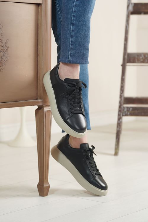 FOOTCAP HAKİKİ DERİ ERKEK GÜNLÜK AYAKKABI 420324K